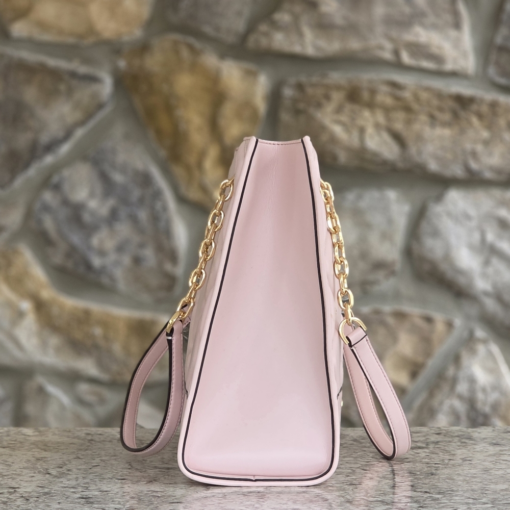 Michael Kors Serena Large Pink Shoulder Bag - Picture 2 of 9